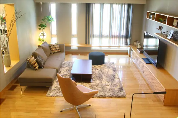 住宅展示場のリビング