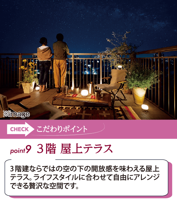 3階屋上テラス