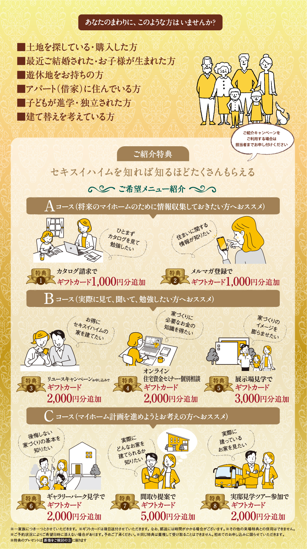 ご紹介登録キャンペーン セキスイハイム東四国 ご紹介登録キャンペーン セキスイハイム東四国